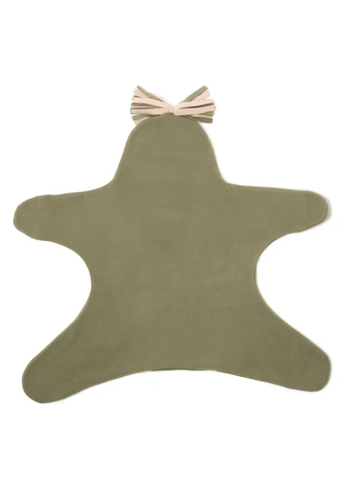 Clair de Lune Green Star Fleece Wrap - 0-6 Months Image 3