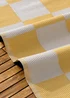 furn. Yellow Checkerboard Outdoor Rug - 120 x 180cm Image 5