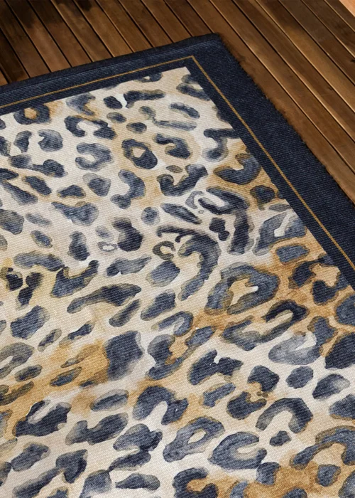 Paoletti Leopardis Leopard Printed Indoor/Outdoor Rug - 120 x 170 Image 2