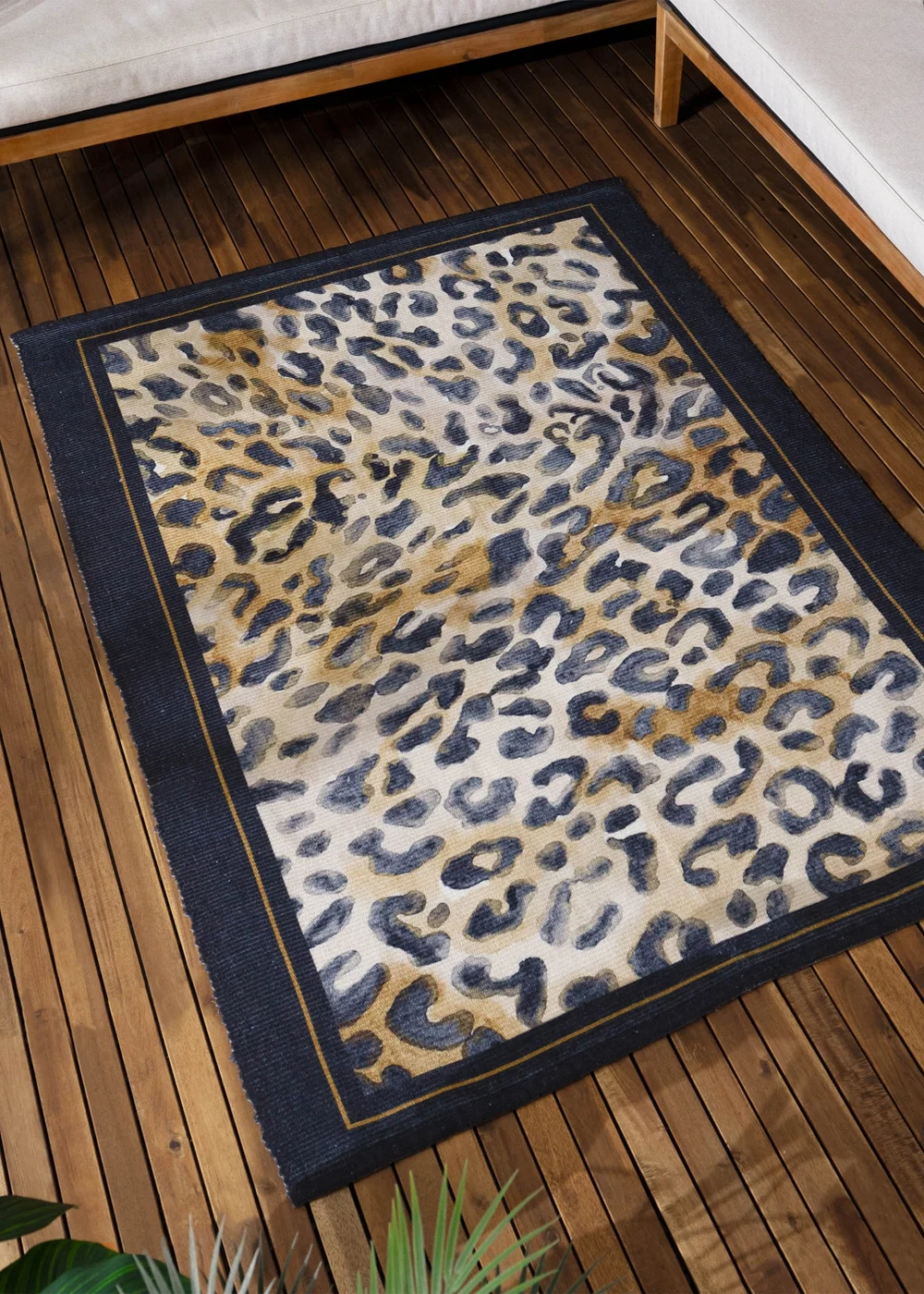 Paoletti Leopardis Leopard Printed Indoor/Outdoor Rug - 120 x 170 Image 1
