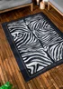 Paoletti Leopardis Zebra Printed Indoor/Outdoor Rug - 120 x 170 Image 1