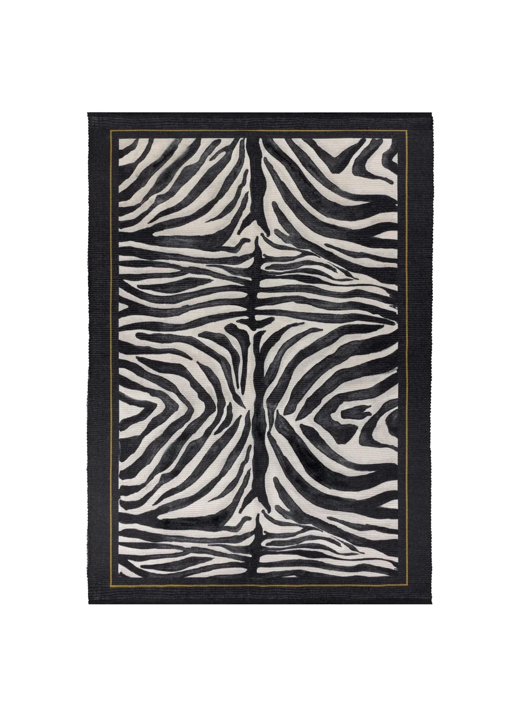 Paoletti Leopardis Zebra Printed Indoor/Outdoor Rug - 120 x 170 Image 5