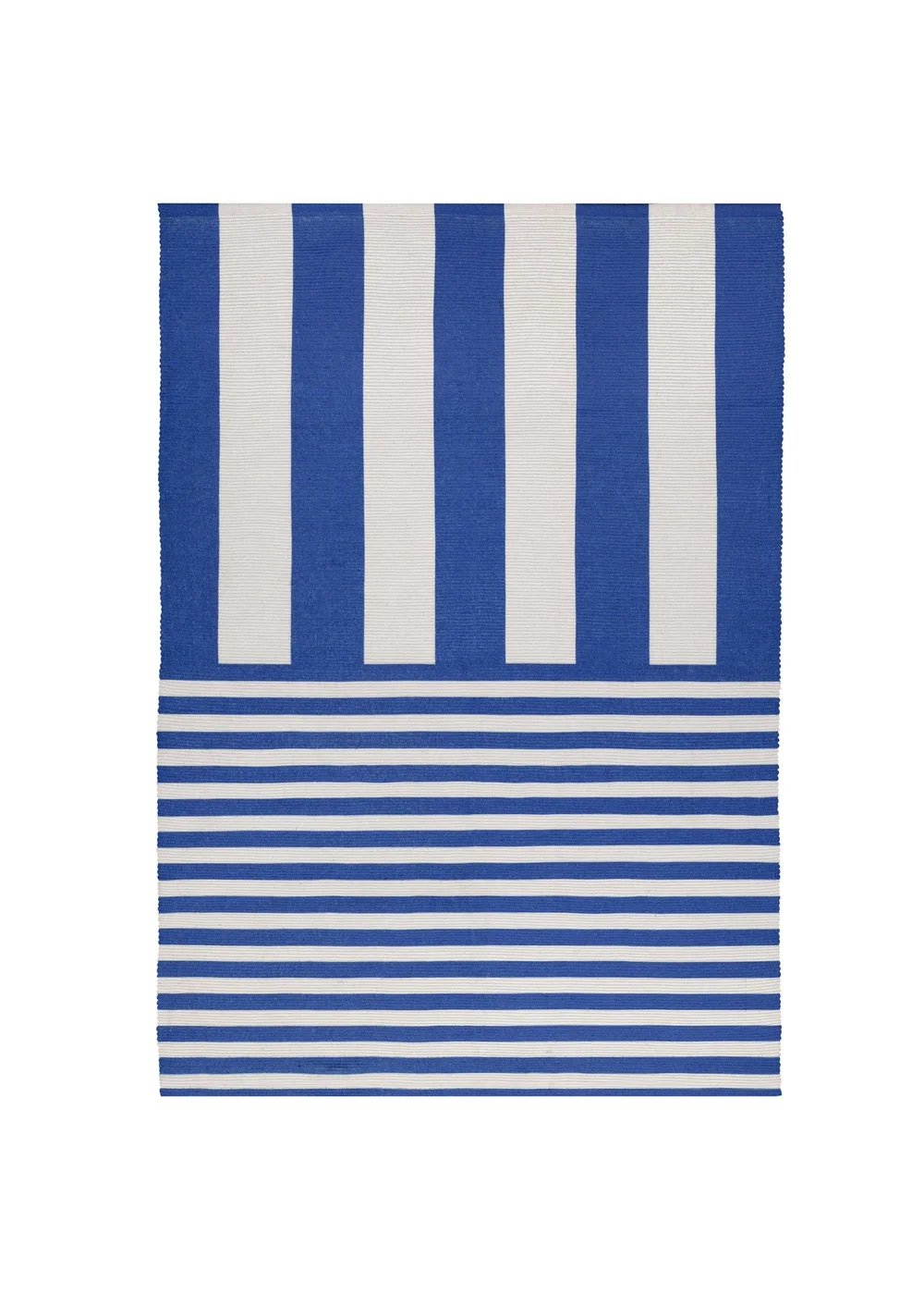furn. Navy/White Deck Stripe Printed Indoor/Outdoor Rug - 120 x 170 Image 5