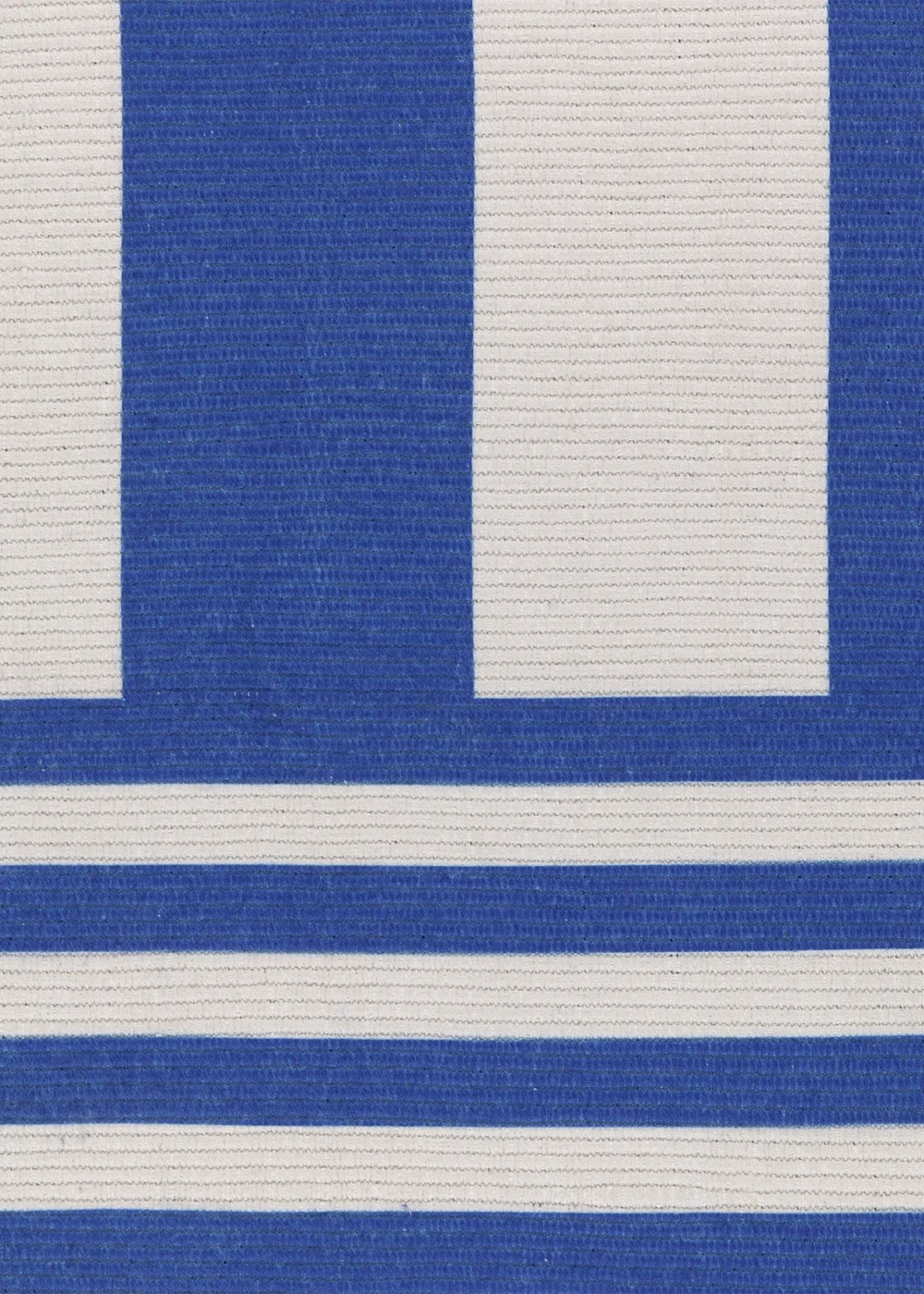 furn. Navy/White Deck Stripe Printed Indoor/Outdoor Rug - 120 x 170 Image 2