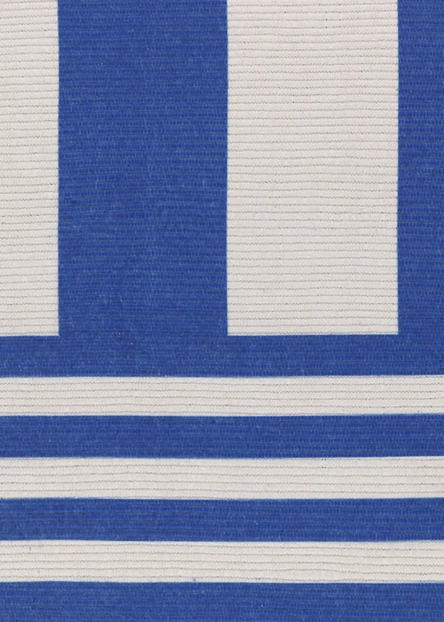 furn. Navy/White Deck Stripe Printed Indoor/Outdoor Rug - 120 x 170 Image 2