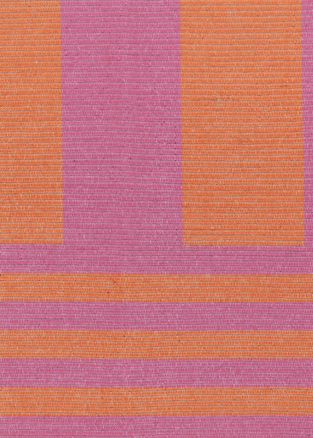 furn. Pink Deck Stripe Printed Indoor/Outdoor Rug - 120 x 170 Image 2
