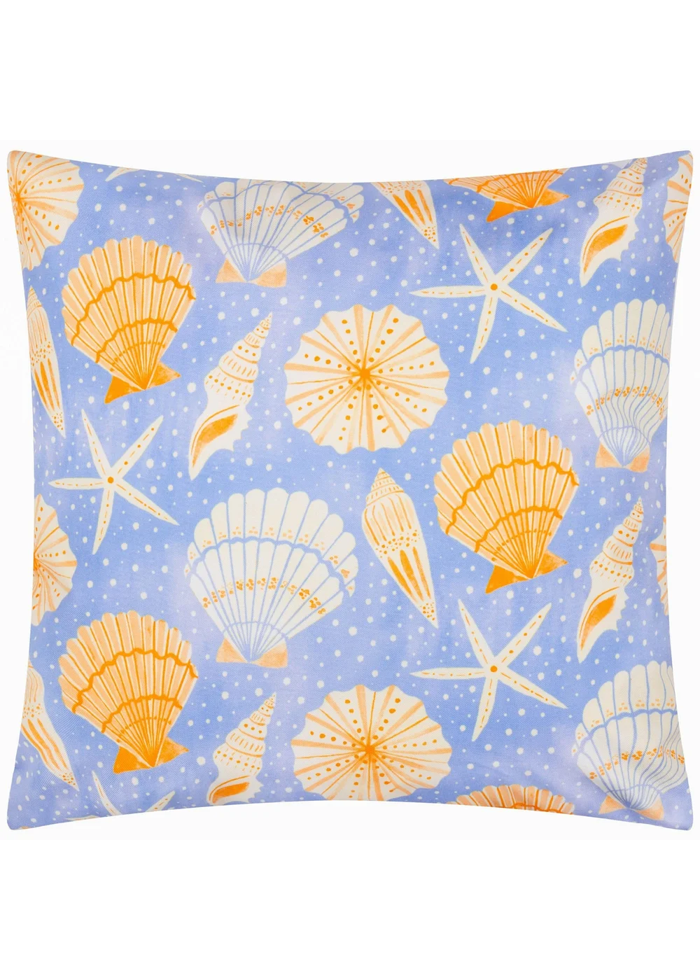 furn. Blue Sea Shells Printed Outdoor Cushion - One Size Image 2
