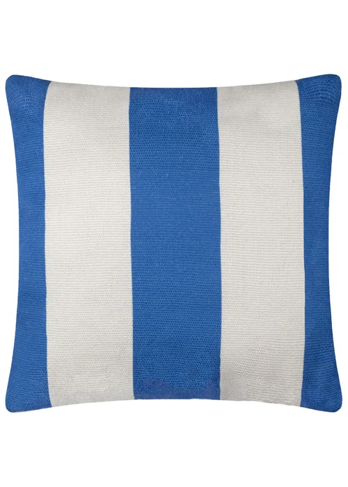 furn. Blue Deck Stripe Woven Outdoor Outdoor Cushion - One Size Image 2