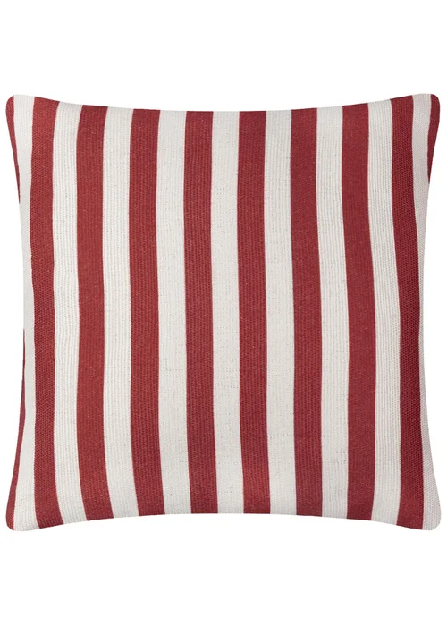 furn. Red Deck Stripe Woven Outdoor Outdoor Cushion - One Size Image 3