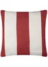 furn. Red Deck Stripe Woven Outdoor Outdoor Cushion - One Size Image 2
