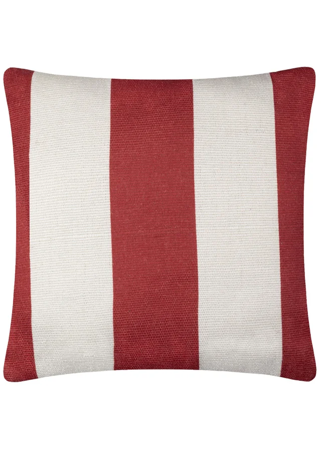 furn. Red Deck Stripe Woven Outdoor Outdoor Cushion