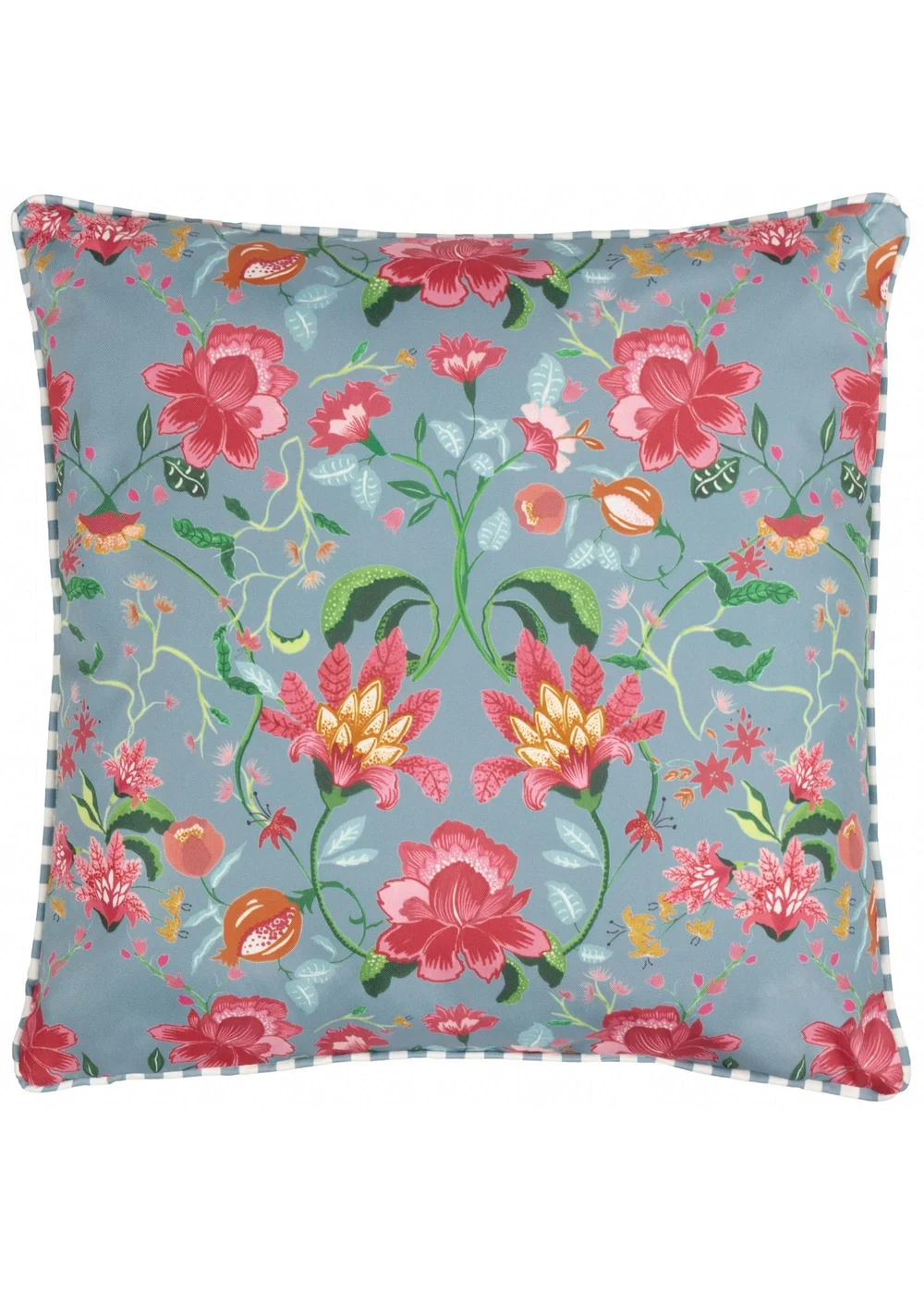 Wylder Nature Light Blue Claudia Floral Outdoor Outdoor Cushion - One Size Image 2
