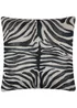 Paoletti Leopardis Zebra Woven Outdoor Cushion - One Size Image 2