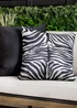 Paoletti Leopardis Zebra Woven Outdoor Cushion - One Size Image 5