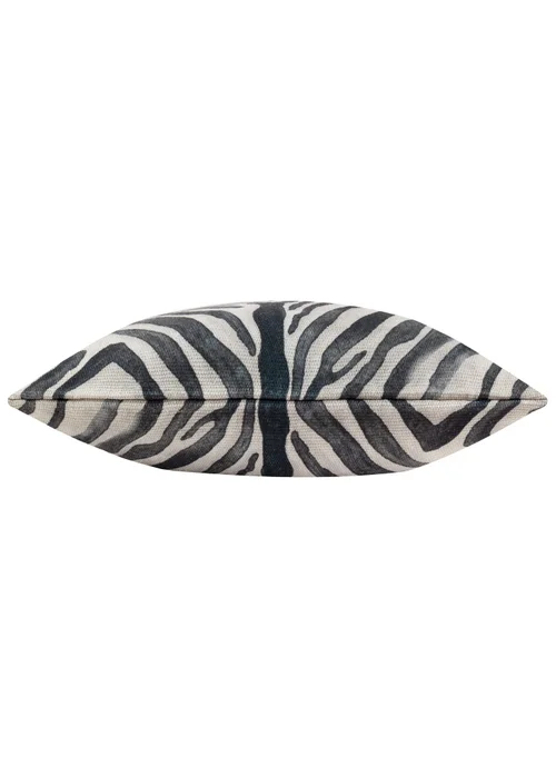Paoletti Leopardis Zebra Woven Outdoor Cushion - One Size Image 3