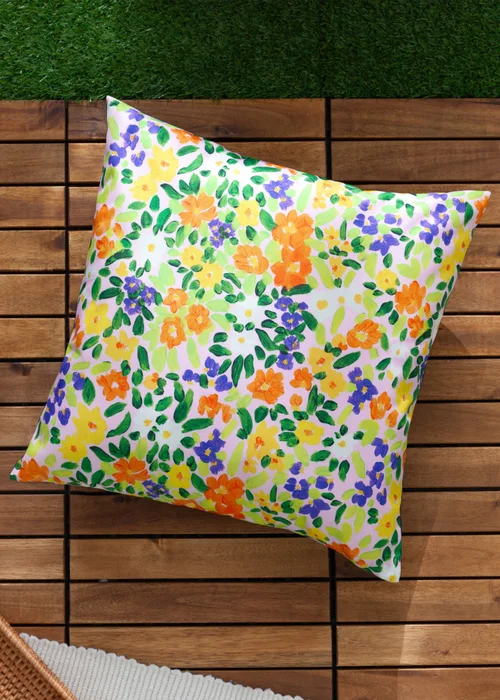 Wylder Nature Confetti Floral Printed Outdoor Outdoor Cushion - One Size Image 1