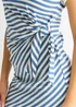 Gini London Blue Stretch Stripe Mini Dress - 8 Image 3