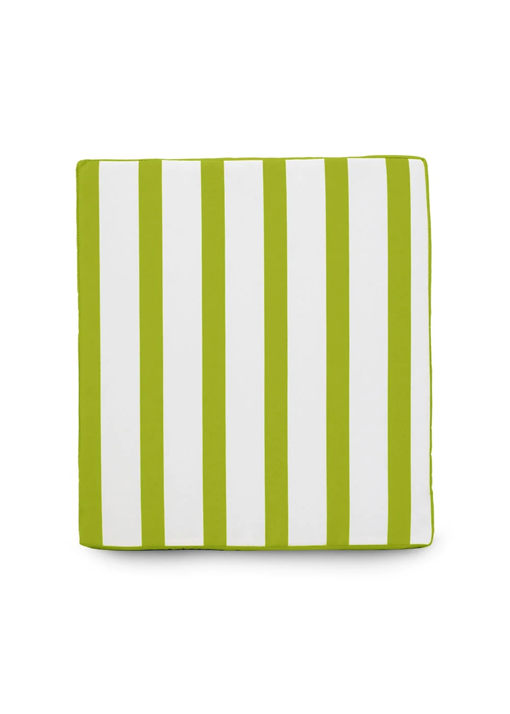 rucomfy Indoor/Outdoor Striped Single Bench Olive Green Seatpad - One Size Image 1