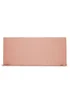 rucomfy Indoor/Outdoor Striped Double Bench Dusky Pink Seatpad - One Size Image 2