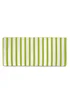 rucomfy Indoor/Outdoor Striped Double Bench Olive Green Seatpad - One Size Image 2