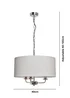 BHS Lighting Harley Ceiling 3 Light Chrome (40-120cm x 45cm) - One Size Adjustable Image 6
