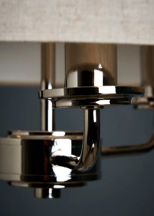 BHS Lighting Harley Ceiling 3 Light Chrome (40-120cm x 45cm) - One Size Adjustable Image 4