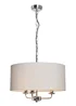 BHS Lighting Harley Ceiling 3 Light Chrome (40-120cm x 45cm) - One Size Adjustable Image 5