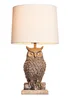 BHS Lighting Ollie Owl Bronze Table Lamp (46cm x 27cm) - One Size Image 5
