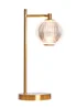 BHS Lighting Raeden LED Brass Acrylic Ball Table Lamp (35cm x 13cm) - One Size Image 5