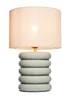 BHS Lighting Firenze Sage Grey Table Lamp (44cm x 28cm) - One Size Image 4