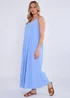 Gini London Blue Air Flow Strappy Wide Leg Jumpsuit - Medium/Large Image 4