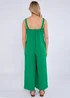Gini London Green Air Flow Strappy Wide Leg Jumpsuit - M/L Image 2