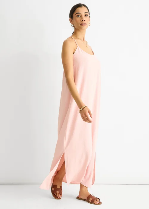 Gini London Blush Strappy Cross Back Airflow Oversized dress - L/XL Image 4