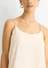 Gini London Beige Strappy Cross Back Airflow Oversized dress - L/XL Image 3