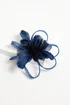 Jon Richard Navy Floral Clip Fascinator - One Size Image 2