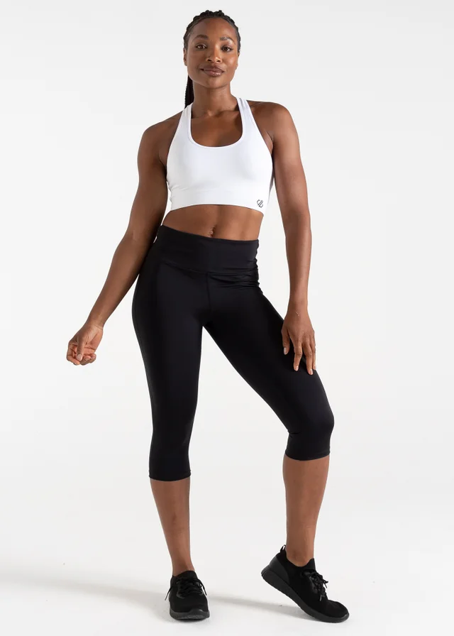 Dare2b White Don’t Sweat It II Quick Dry Bra