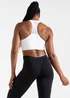 Dare2b White Don’t Sweat It II Quick Dry Bra - Medium Image 3