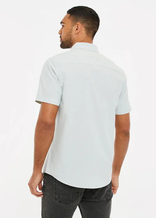 Threadbare green Oxford Cotton Short Sleeve Shirt - L Image 2