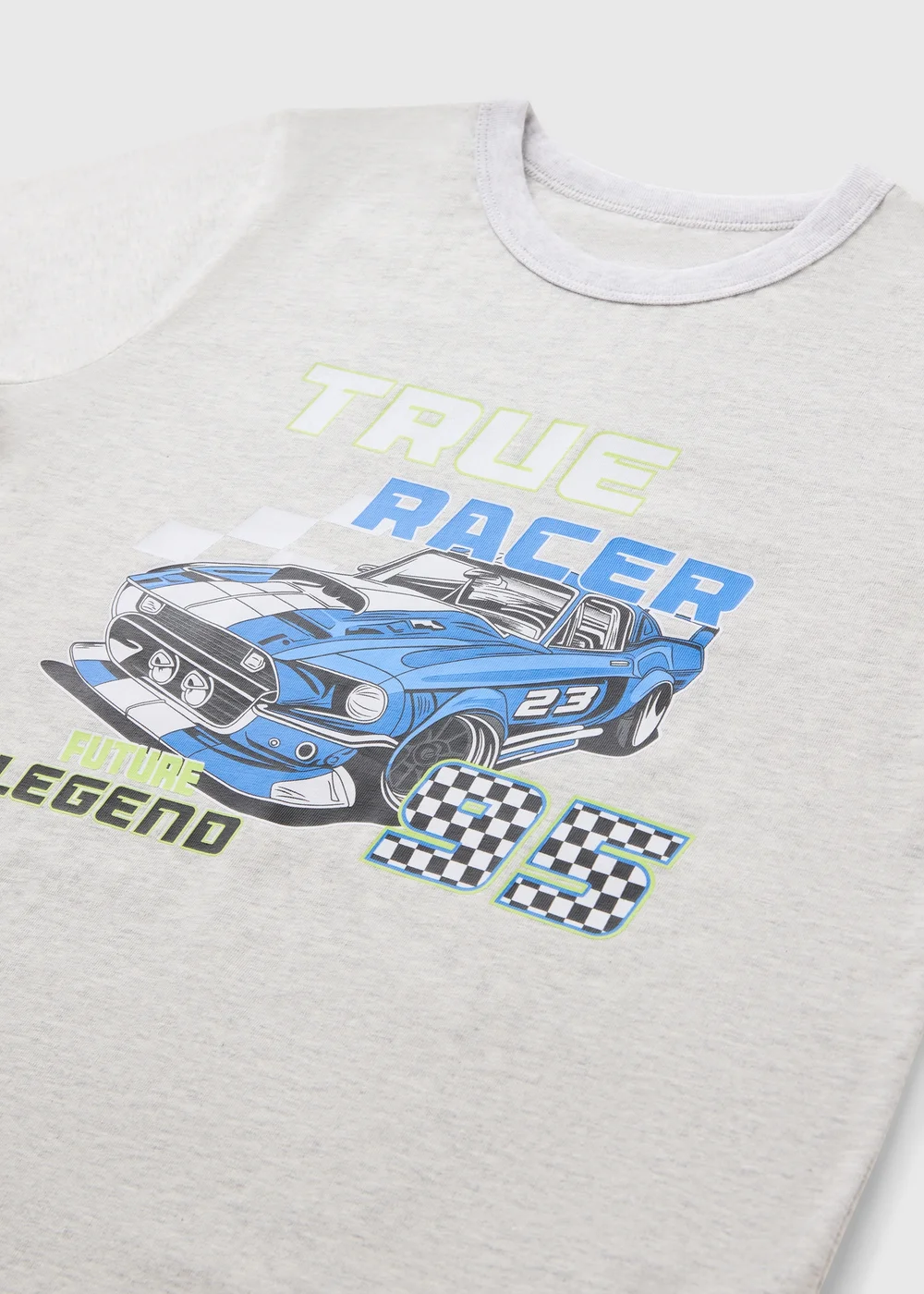 3 Pack Boys Multicolour Motorsport Pyjama Sets (7-13yrs) - Age 7 Years Image 2