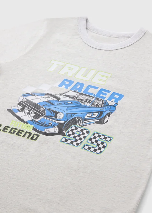 3 Pack Boys Multicolour Motorsport Pyjama Sets (7-13yrs) - Age 7 Years Image 2