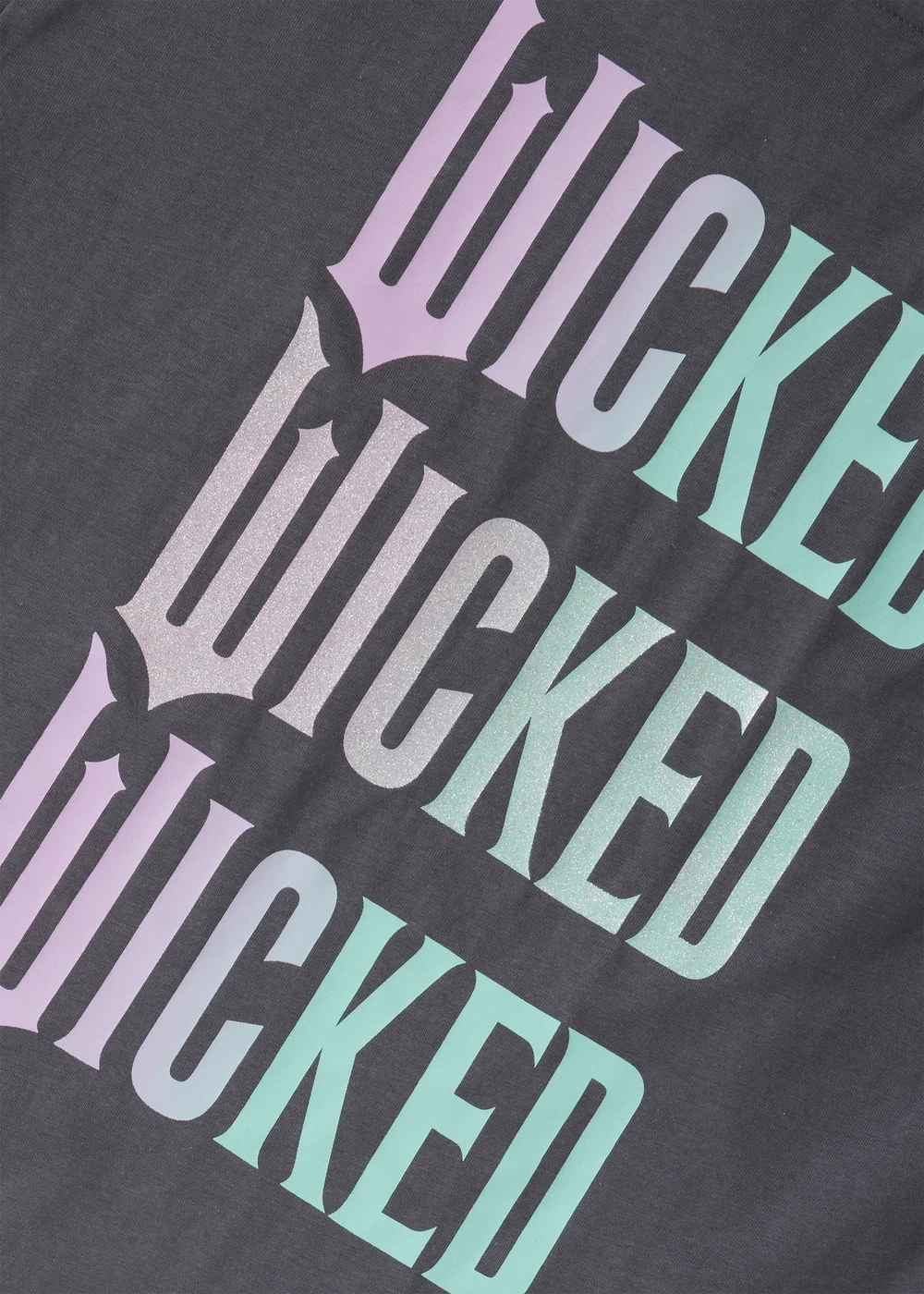 Wicked Girls Charcoal Logo T-Shirt (4-13yrs) - Age 4 Years Image 2