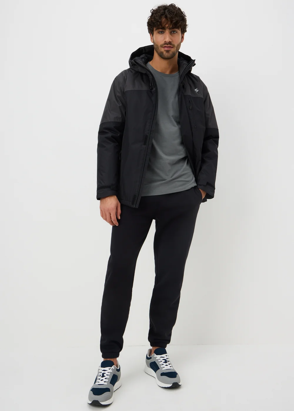 Grey Basic Crew T-Shirt - Extra small Image 2