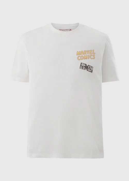 Ecru Flying Marvel Printed T-Shirt - Extra Large Image 4