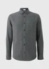 Grey Long Sleeve Waffle Print Shirt - Small Image 4