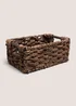 Dark Woven Small Basket Image 1