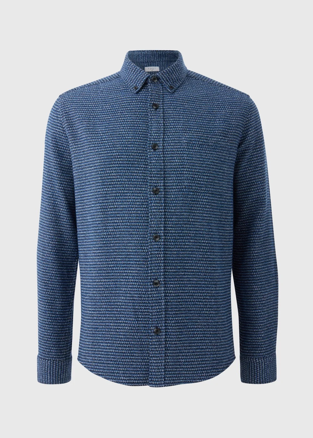 Blue Waffle Shirt - Small Image 2