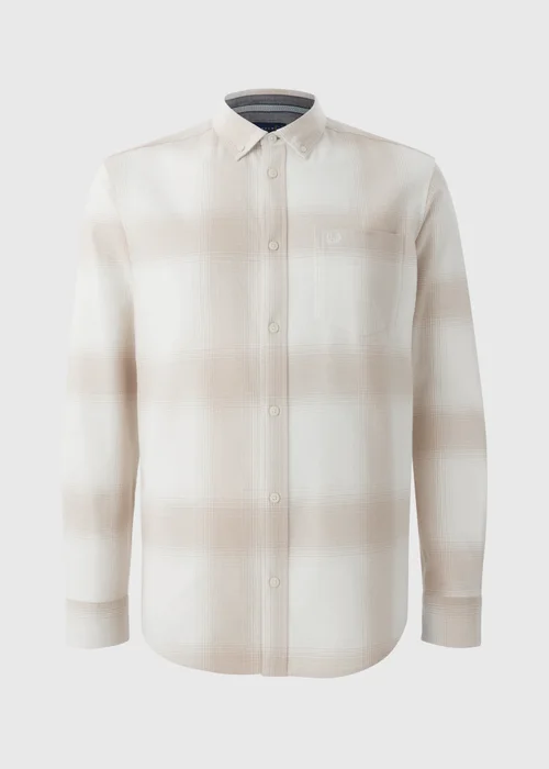 Lincoln Stone Brushed Check Shirt - Small Image 4