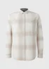 Lincoln Stone Brushed Check Shirt - Small Image 4