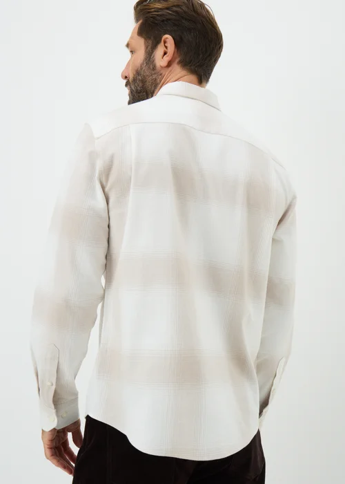 Lincoln Stone Brushed Check Shirt - Small Image 3