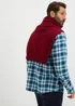 Lincoln Navy Brushed Check Shirt - XXXL Image 2